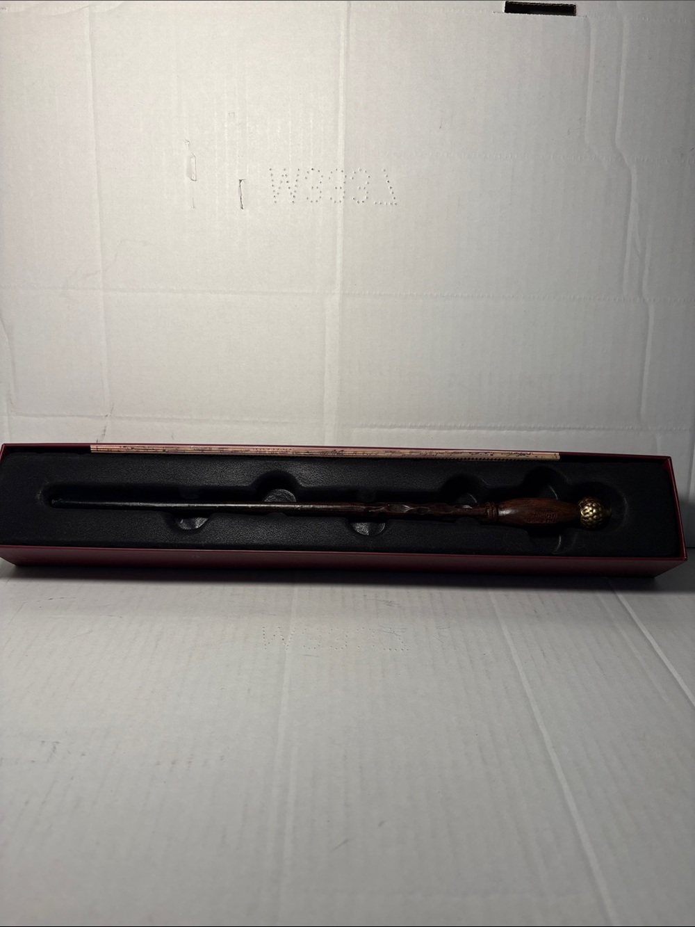 Brown Decorative Roleplay Wand with Gold Accent